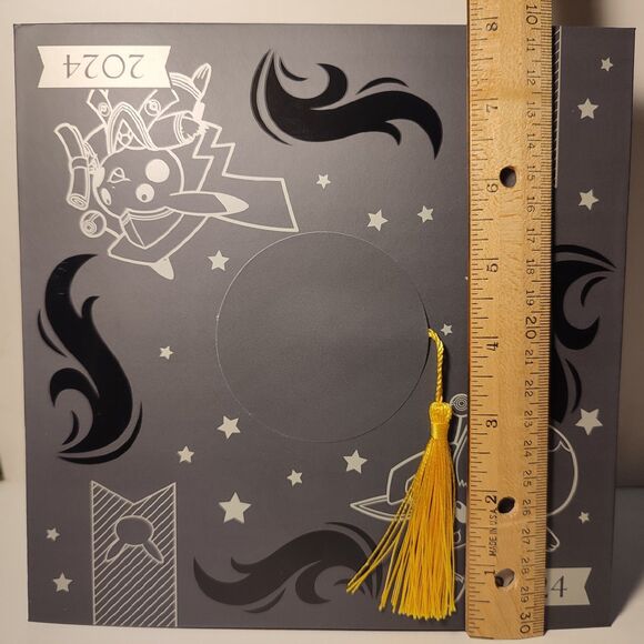 Pokemon TCG Pikachu & Eevee 2024 Graduation Hat And Enamel Pins Set Of 4 - Picture 8 of 10